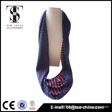 Hot hijab sexy women dark blue and orange 30*156 loop scarf